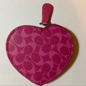 Coach leather coin pouch